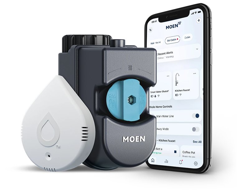 An image of Moen Flo Product - a smart home leak detection company and partner of Zest Plumbing & Drain Scottsdale.