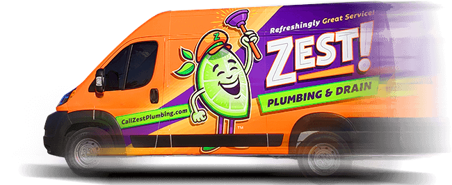 A Zest Plumbing & Drain Scottsdale van - the experts who deliver excellence.
